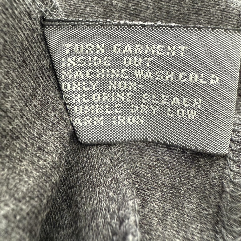 Talbots Turtleneck Sweater Mens 2XL Gray 100% Cotton Long Sleeve Made in USA - Picture 7 of 8